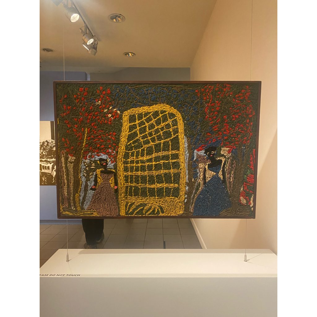 Untitled textile painting by Madalena Santos Reinbolt
